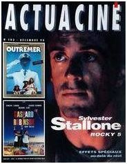ACTUA CINE magazine side cover Issue 102 December 1990