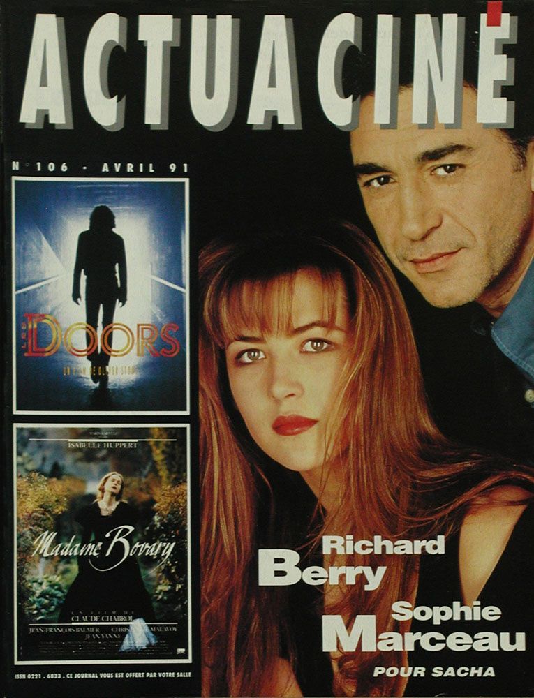 ACTUA CINE magazine side cover Issue 106 April 1991