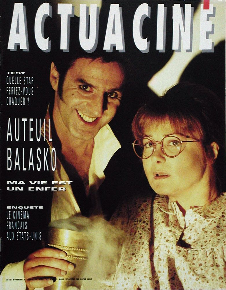 ACTUA CINE magazine side cover Issue 111 November 1991