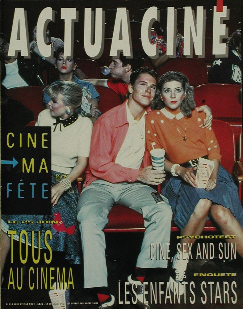 ACTUA CINE magazine side cover Issue 118 June 1992