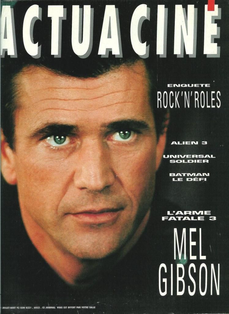 ACTUA CINE magazine side cover Issue 119 July/August 1992
