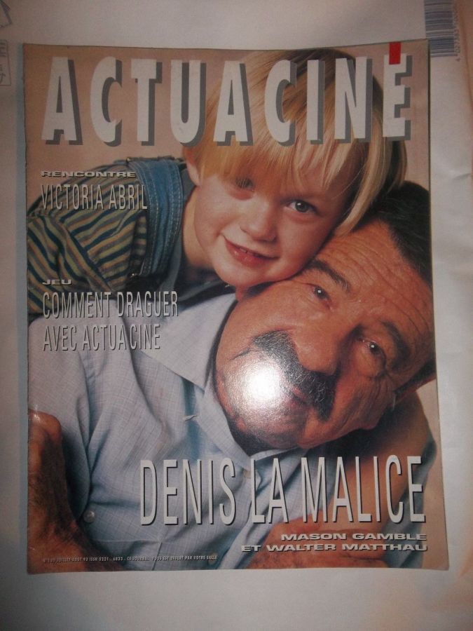 ACTUA CINE magazine side cover Issue 130 July/August 1993