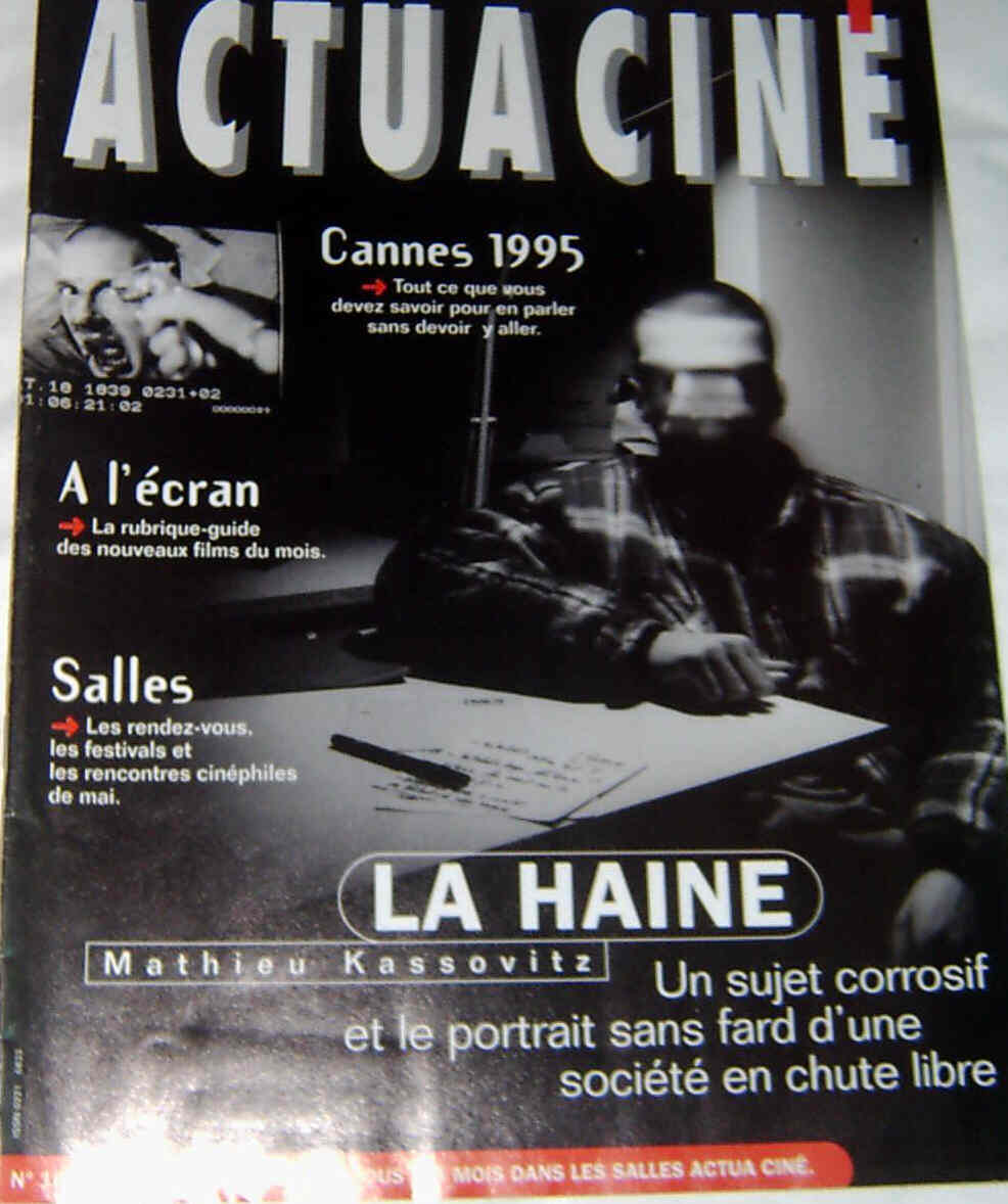 ACTUA CINE magazine side cover Issue 150 May 1995