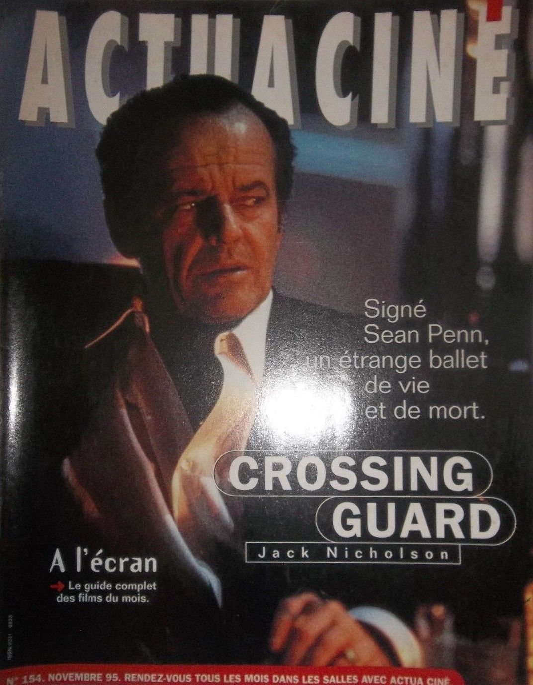 ACTUA CINE magazine side cover Issue 154 November 1995