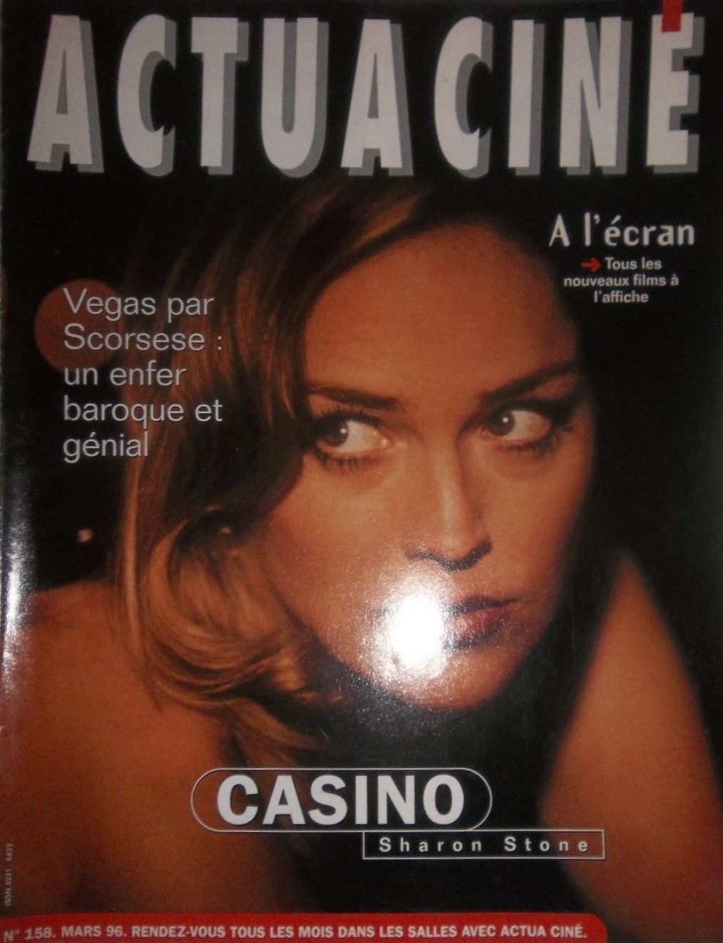 ACTUA CINE magazine side cover Issue 156 January 1996