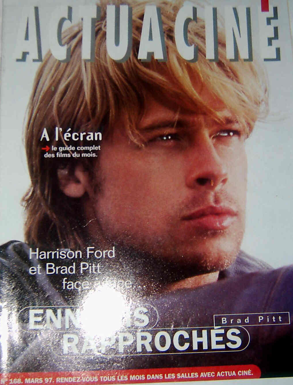 ACTUA CINE magazine side cover Issue 168 March 1997