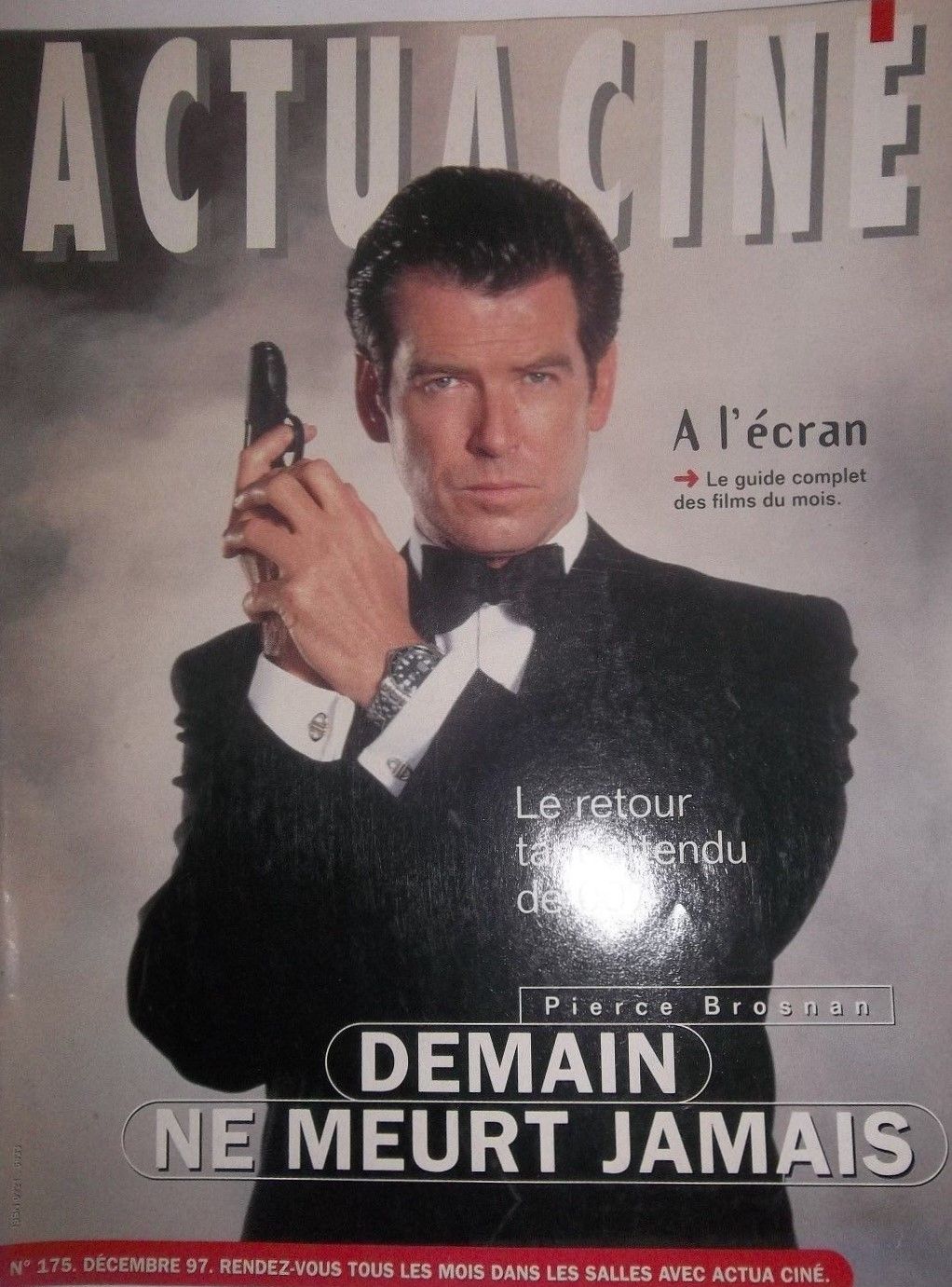 ACTUA CINE magazine side cover Issue 175 December 1997