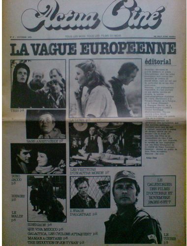 ACTUA CINE magazine side cover Issue 2 October 1979