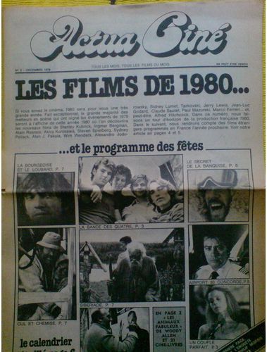 ACTUA CINE magazine cover Issue 3 December 1979