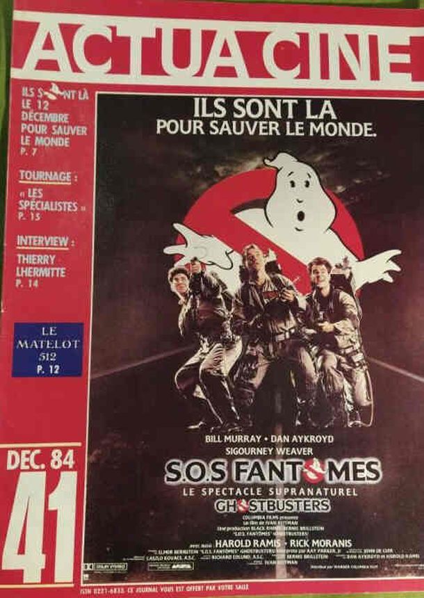 ACTUA CINE magazine side cover Issue 41 December 1984