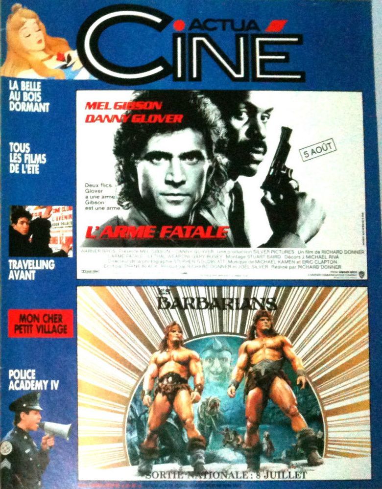 ACTUA CINE magazine cover Issue 67 July 1987