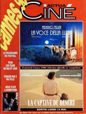 ACTUA CINE magazine side cover Issue 96 May/June 1990