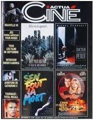 ACTUA CINE magazine side cover Issue 99 September 1990