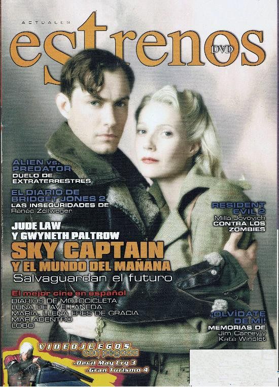 ACTUALES ESTRENOS DVD magazine side cover   2005