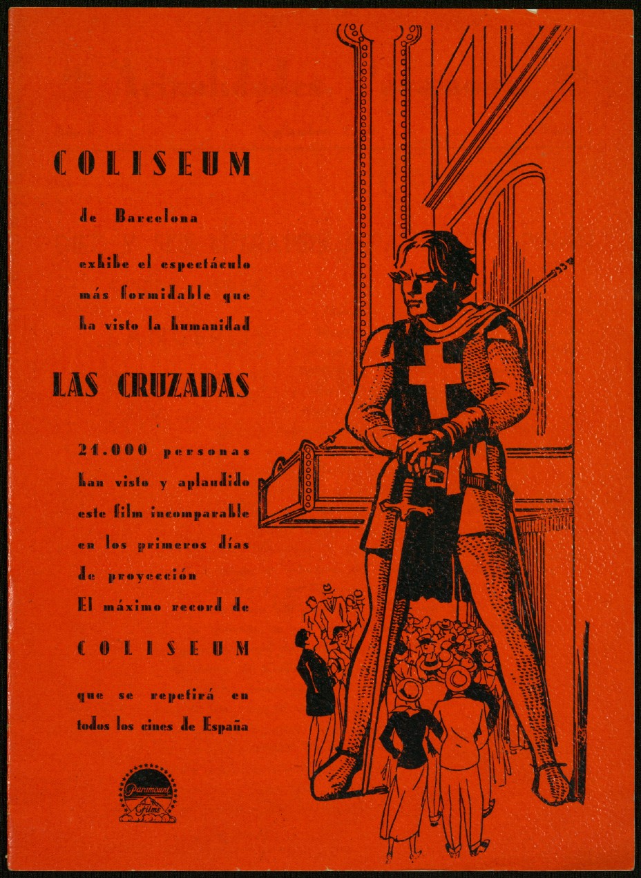 ACTUALIDADES PARAMOUNT magazine side cover Issue 5  September 1935