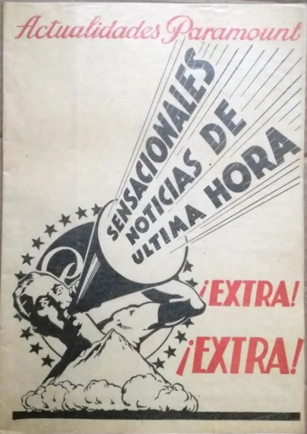 ACTUALIDADES PARAMOUNT magazine side cover Issue 9  June 1936