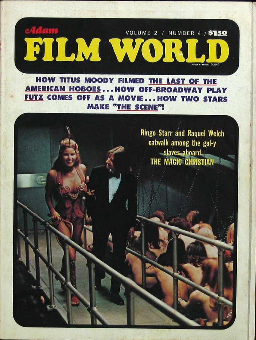ADAM FILM WORLD magazine side cover Issue 16  Vol 2 # 4 May 1970
