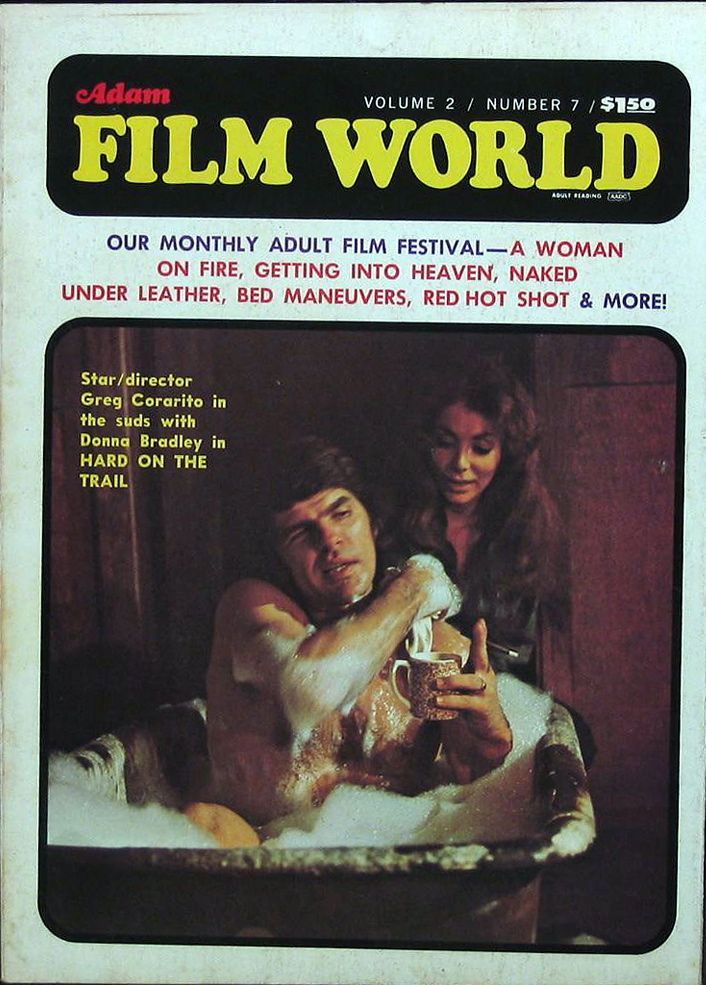 ADAM FILM WORLD magazine side cover Issue 19  Vol 2 # 7 September 1970