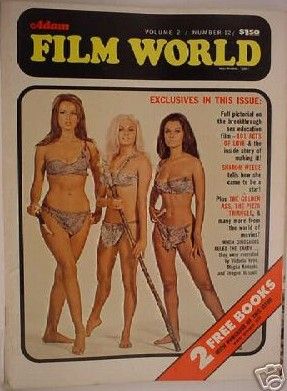 ADAM FILM WORLD magazine side cover Issue 24  Vol 2 # 12 February 1971