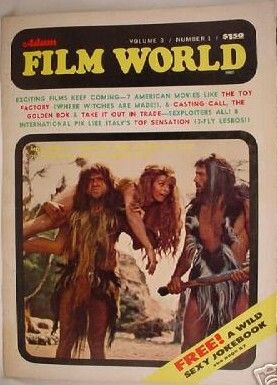 ADAM FILM WORLD magazine side cover Issue 25  Vol 3 # 1 April 1971