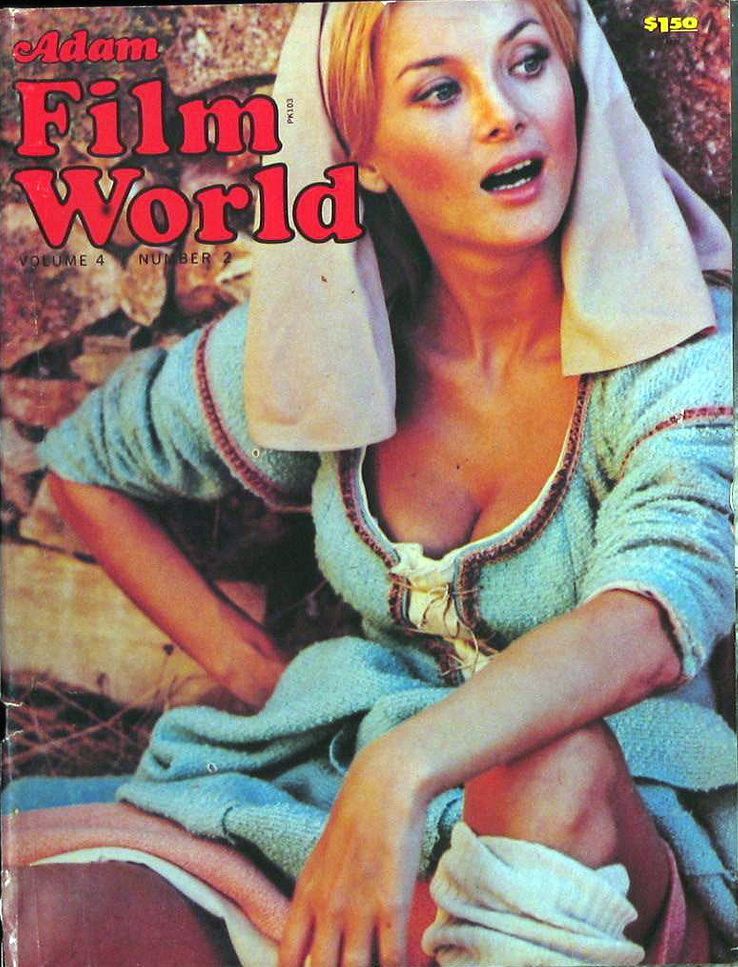ADAM FILM WORLD magazine side cover Issue 38  Vol 4 # 2 August 1972
