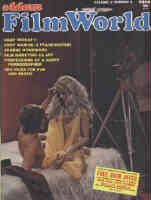 ADAM FILM WORLD magazine side cover Issue 50  Vol 5 # 2  1974