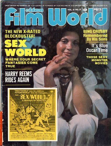 ADAM FILM WORLD magazine side cover Issue 71  Vol 6 # 11 June 1978
