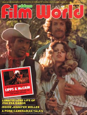 ADAM FILM WORLD magazine side cover Issue 72  Vol 6 # 12  1978