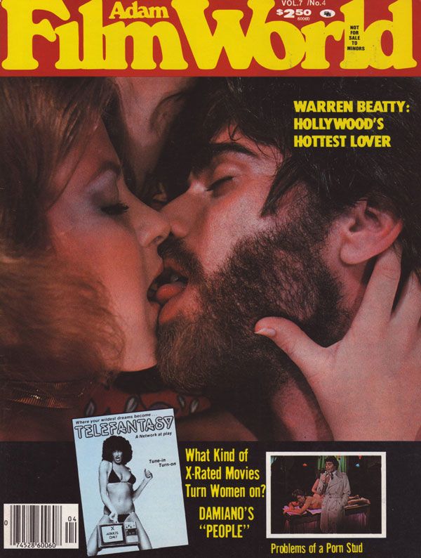 ADAM FILM WORLD magazine side cover Issue 76  Vol 7 # 4  1979
