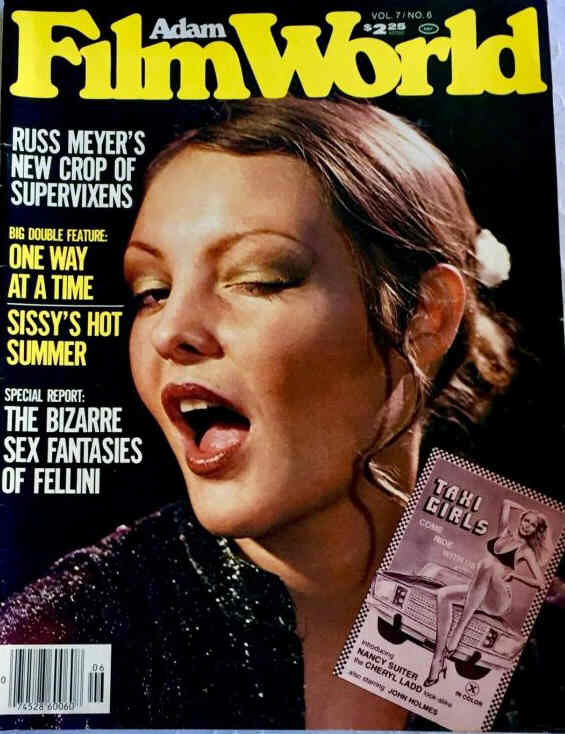 ADAM FILM WORLD magazine side cover Issue 78  Vol 7 # 6  1979