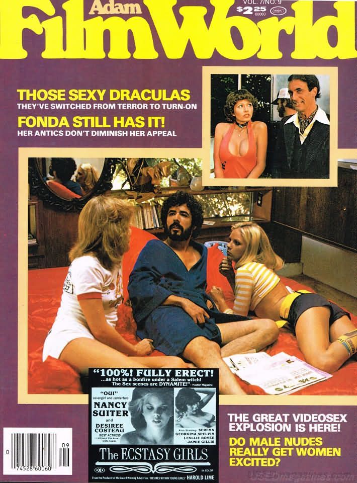 ADAM FILM WORLD magazine side cover Issue 81  Vol 7 # 9  1980