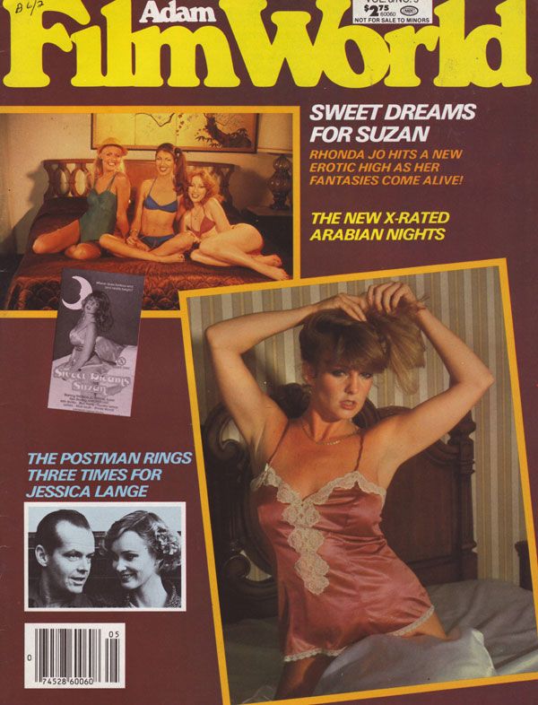 ADAM FILM WORLD magazine side cover Issue 89  Vol 8 # 5  1981