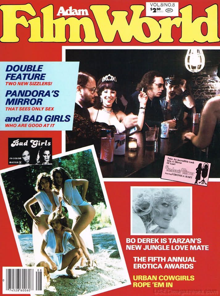 ADAM FILM WORLD magazine side cover Issue 92  Vol 8 # 8  1982