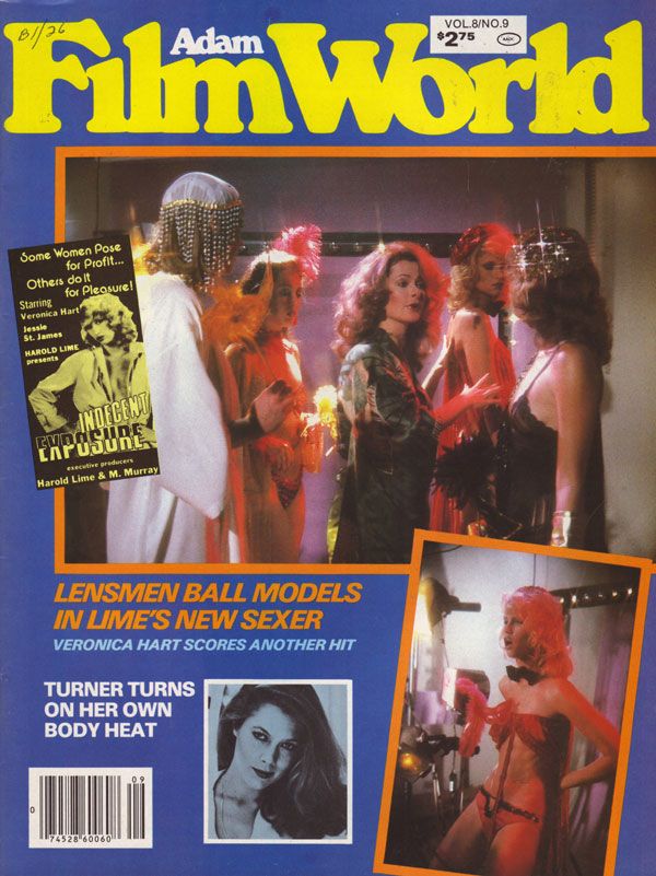 ADAM FILM WORLD magazine side cover Issue 93  Vol 8 # 9  1982
