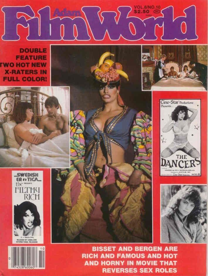 ADAM FILM WORLD magazine side cover Issue 94  Vol 8 # 10  1982