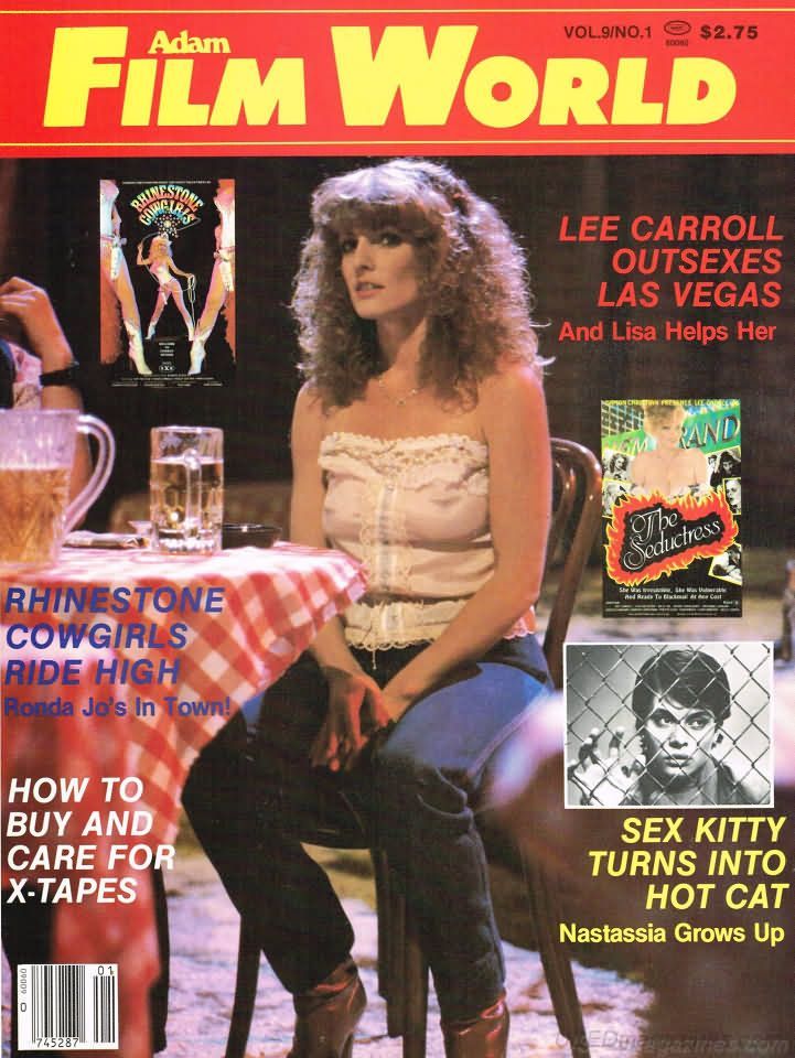 ADAM FILM WORLD magazine side cover Issue 95  Vol 9 # 1  1982