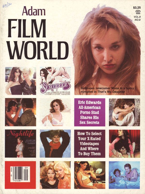 ADAM FILM WORLD magazine side cover Issue 103  Vol 9 # 9  1983