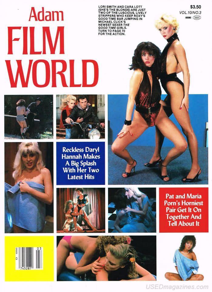ADAM FILM WORLD magazine side cover Issue 109  Vol 10 # 3  1984