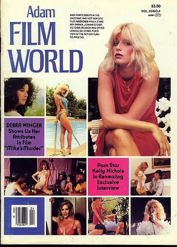 ADAM FILM WORLD magazine side cover Issue 110  Vol 10 # 4  1984