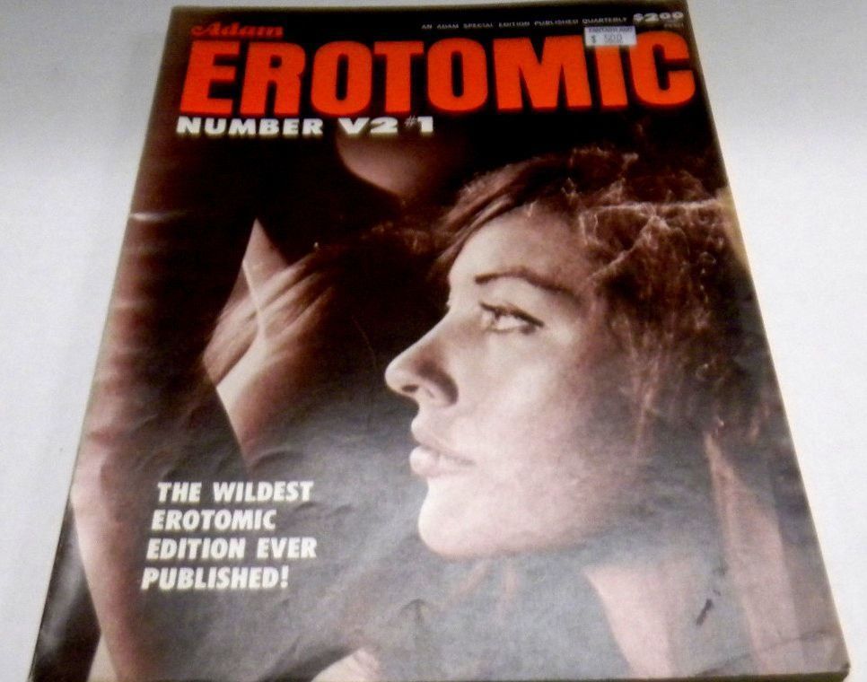 ADAM EROTOMIC magazine side cover  Vol 2 # 1  