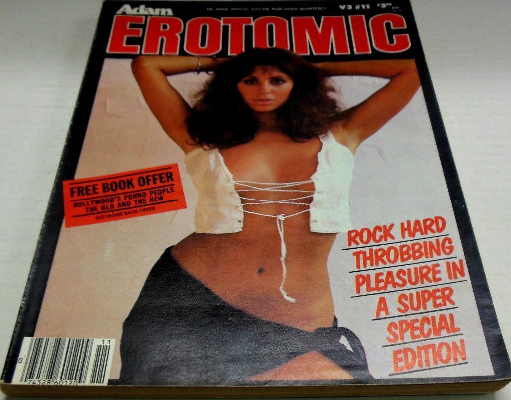 ADAM EROTOMIC magazine side cover  Vol 3 # 11  