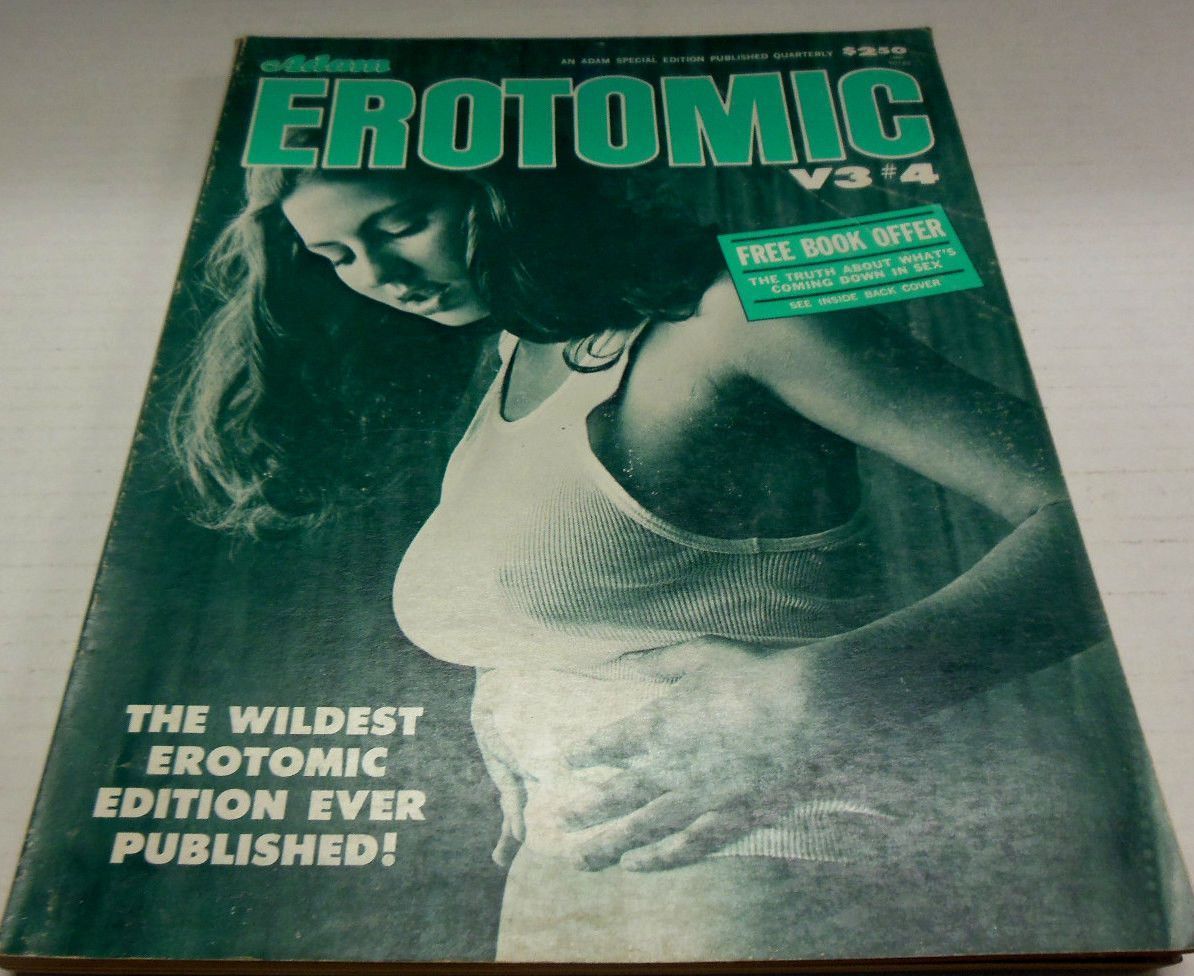 ADAM EROTOMIC magazine side cover  Vol 3 # 4  