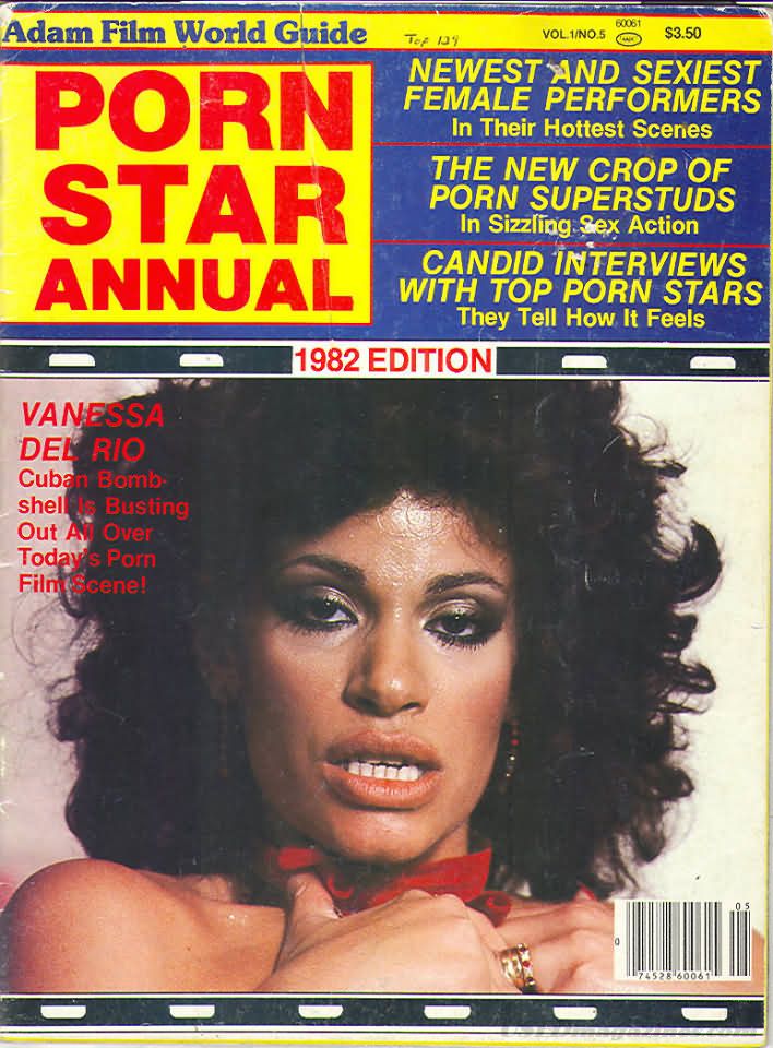 ADAM FILM WORLD GUIDE magazine side cover  Vol 1 # 5  1982