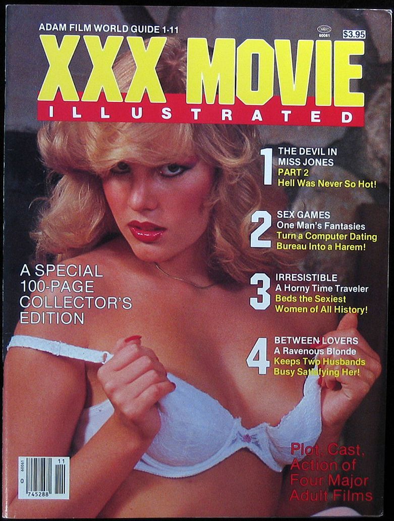 ADAM FILM WORLD GUIDE magazine side cover  Vol 1 # 11 February 1984