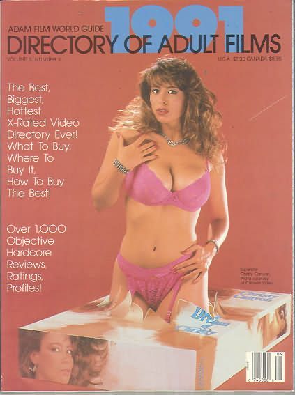ADAM FILM WORLD GUIDE magazine side cover  Vol 5 # 9  1991