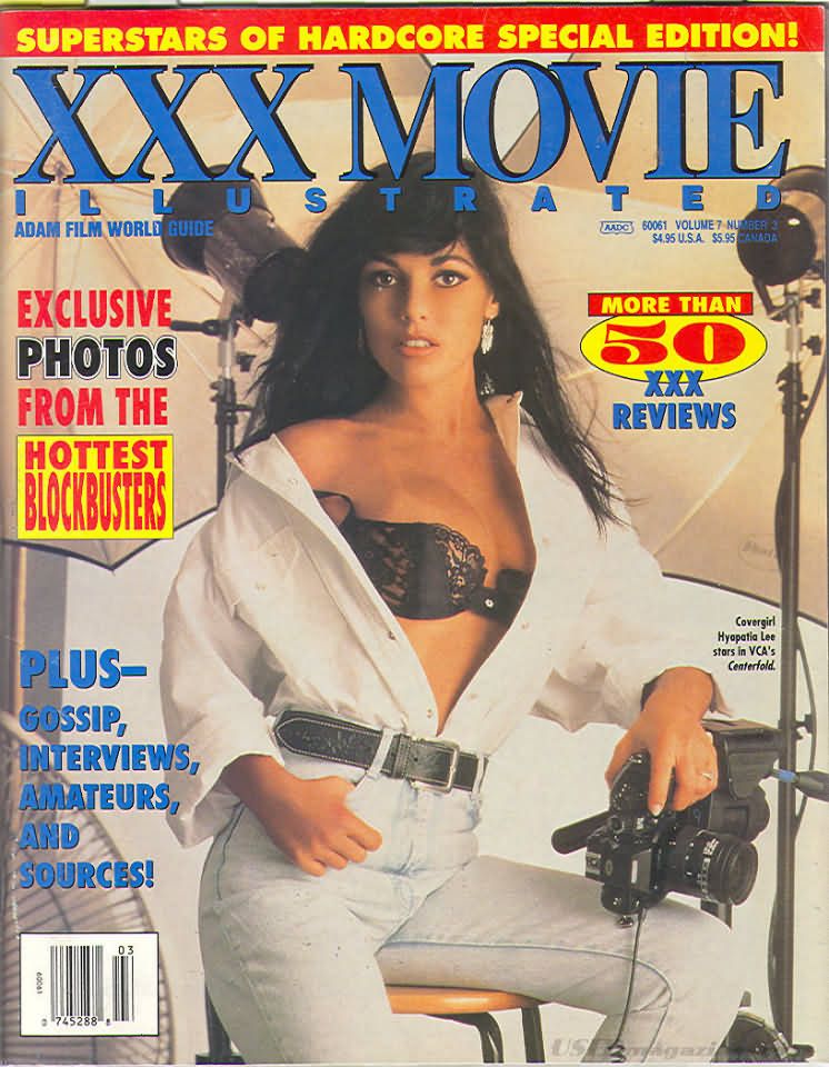 ADAM FILM WORLD GUIDE magazine side cover  Vol 7 # 3  1993