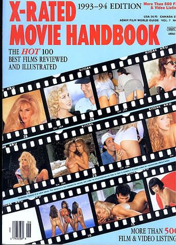 ADAM FILM WORLD GUIDE magazine side cover  Vol 7 # 6  1993