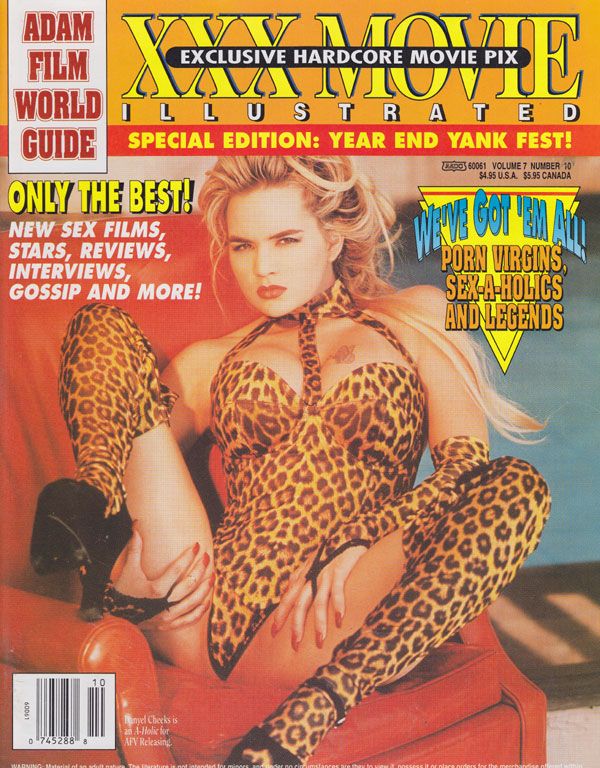 ADAM FILM WORLD GUIDE magazine side cover  Vol 7 # 10  1994
