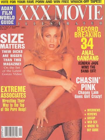 ADAM FILM WORLD GUIDE magazine side cover  Vol 11 # 9  1998