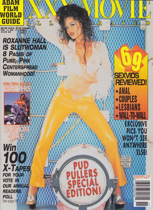ADAM FILM WORLD GUIDE magazine side cover  Vol 11 # 11  1999